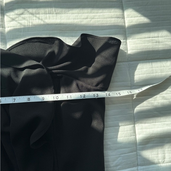 Chelsea28 black strapless jumpsuit with ruffles and sweetheart neckline - Picture 6 of 8